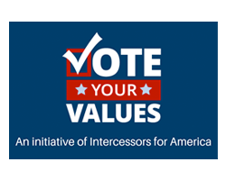 Vote Your Values-Intercessors For America Logo